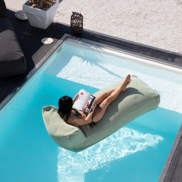 DOTTY Poef Long Chair Terracotta Floatable