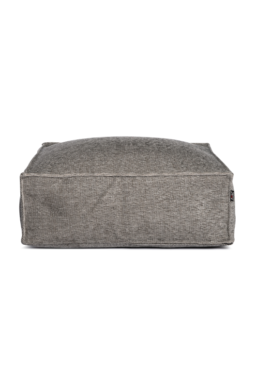 Roolf Silky Square Pouf Grey
